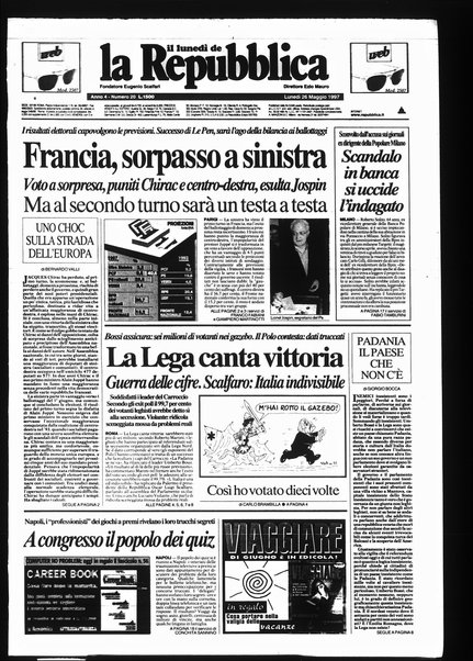 Il lunedì de La repubblica